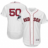 Red Sox 50 Mookie Betts White 2018 World Series Champions Home FlexBase Player Jersey Dzhi,baseball caps,new era cap wholesale,wholesale hats